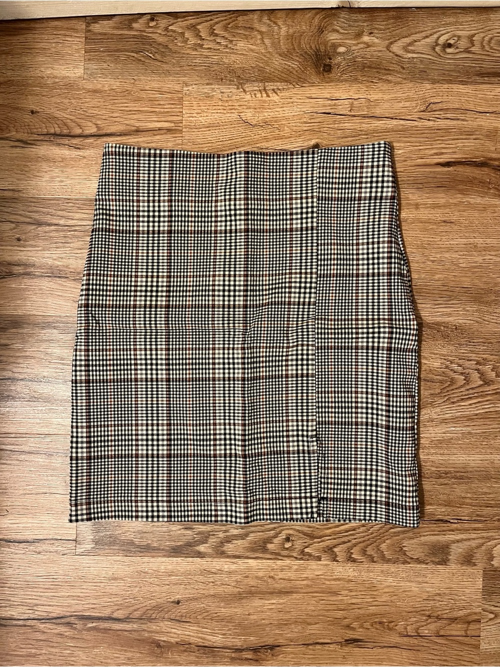 LIKE NEW✨ Lizard Thicket Plaid Pencil Skirt in Brown and Black